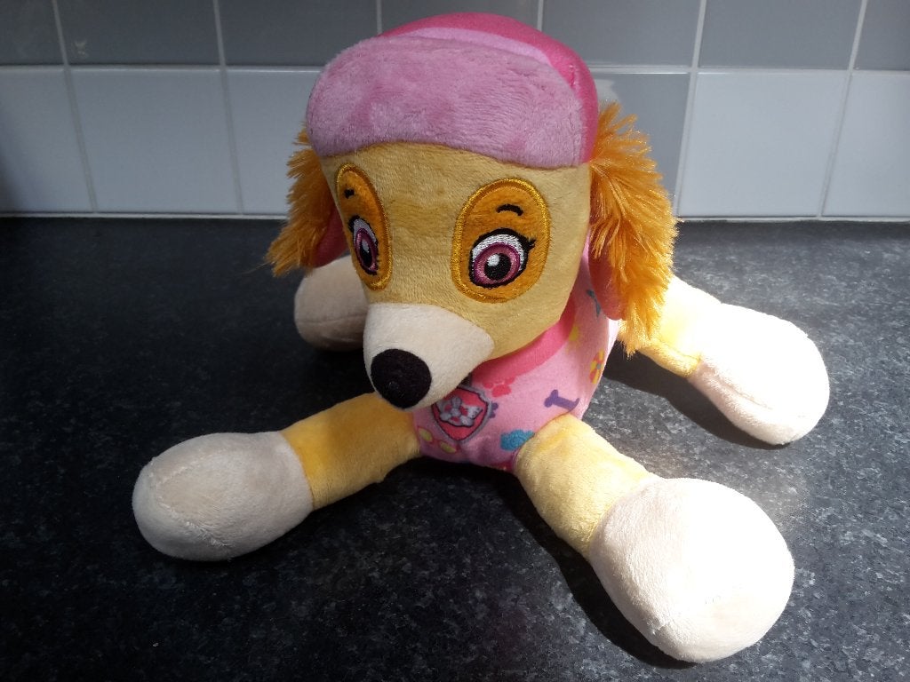 Paw Patrol knuffel Skye, 20 cm, Nickelodeon, Zo goed als nieuw, Middelgroot (20 tot 80 cm), Paw Patrol, Hond