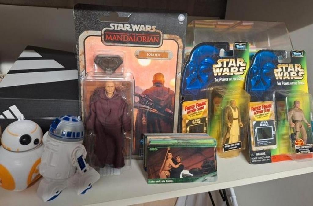 Lot star wars figuren, tijdschriften, kaarten, Verzamelen, Ophalen of Verzenden