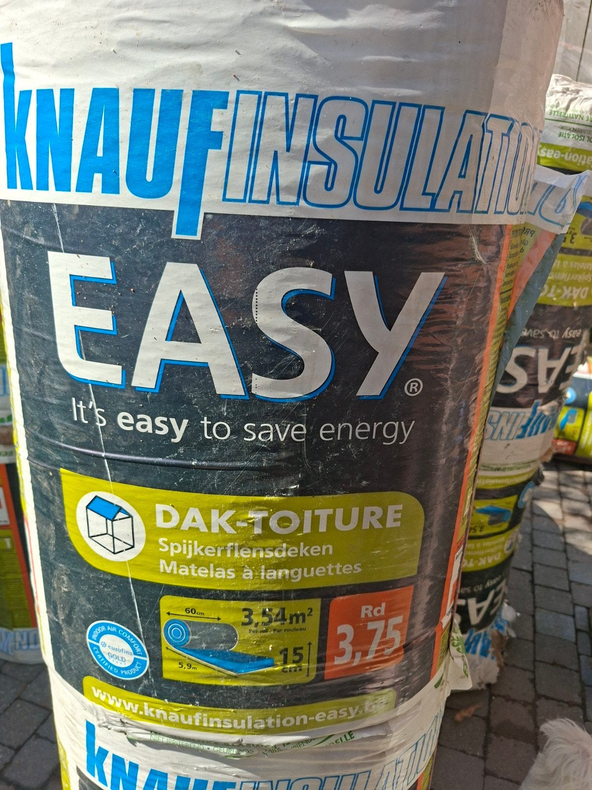 Isolatie nouvau. Easy . Knauf., Enlèvement