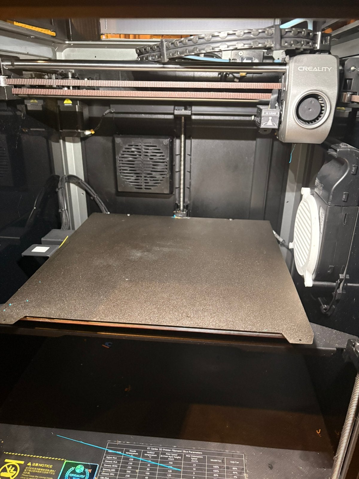 Imprimante 3D creality k1 max, Computers en Software, 3D Printers, Ophalen, Ingebouwde Wi-Fi, Zo goed als nieuw, Filament