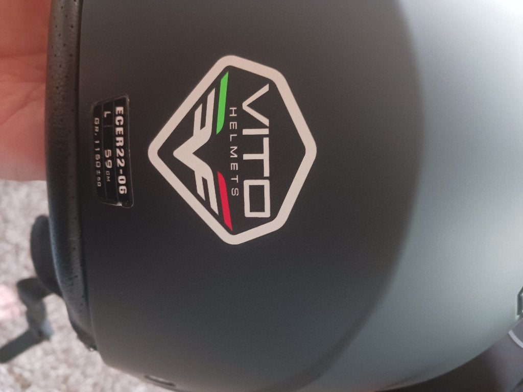 Brommerhelm vito, Fietsen en Brommers, Ophalen, Gebruikt, Large, VITO