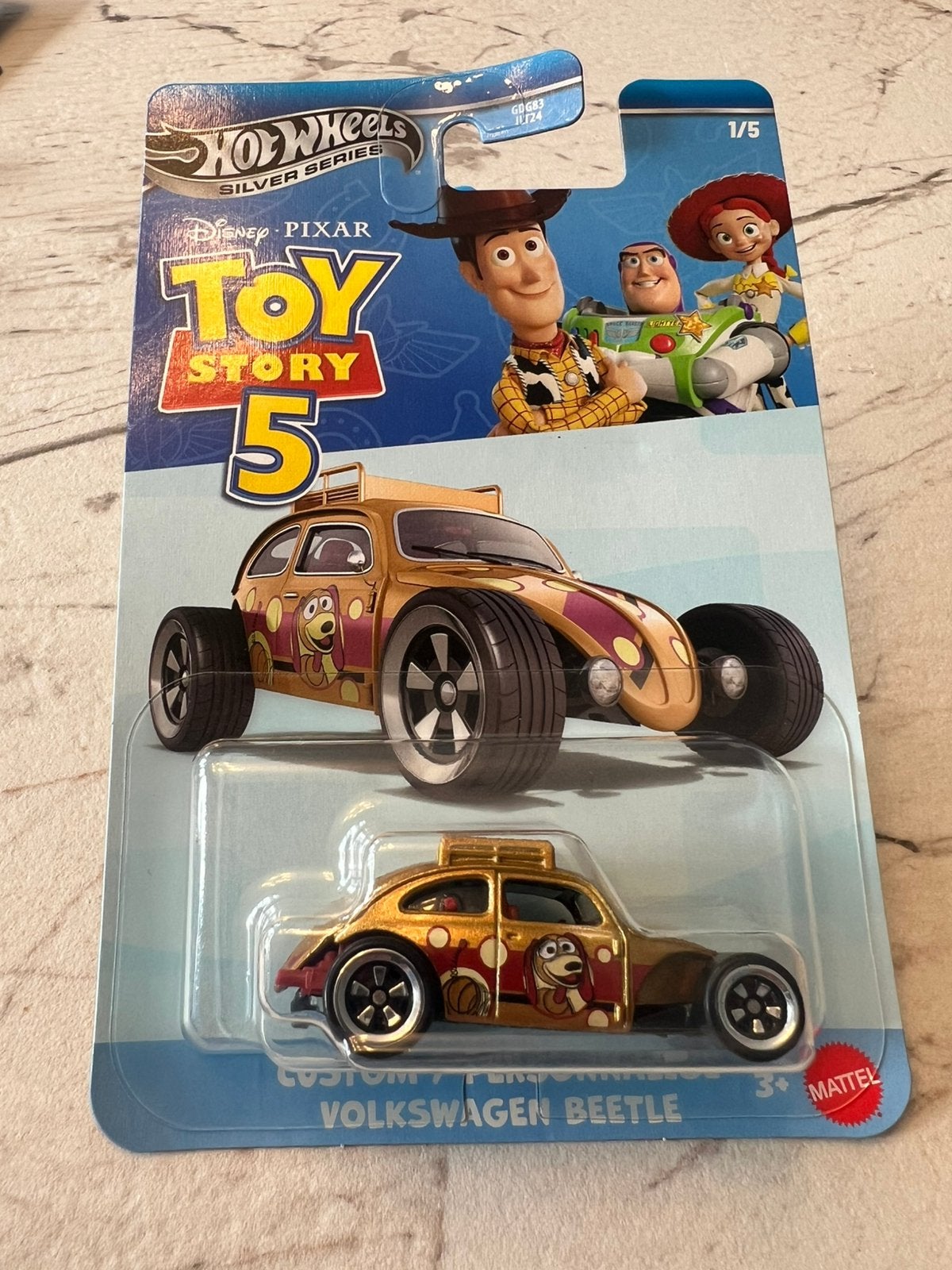 Hot wheels custom Volkswagen beetle, Hobby en Vrije tijd, Ophalen of Verzenden, Zo goed als nieuw