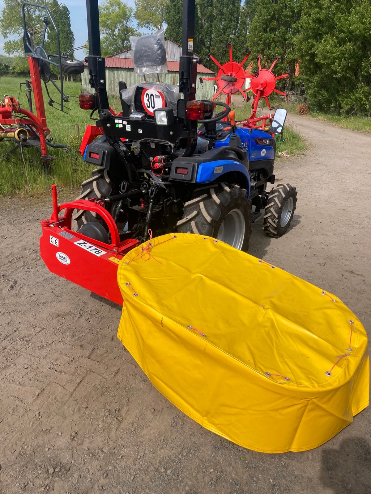 Faucheuse à tambour cm 100 pour mini-tracteur, Enlèvement, Neuf, 20 m² ou plus, Herbe