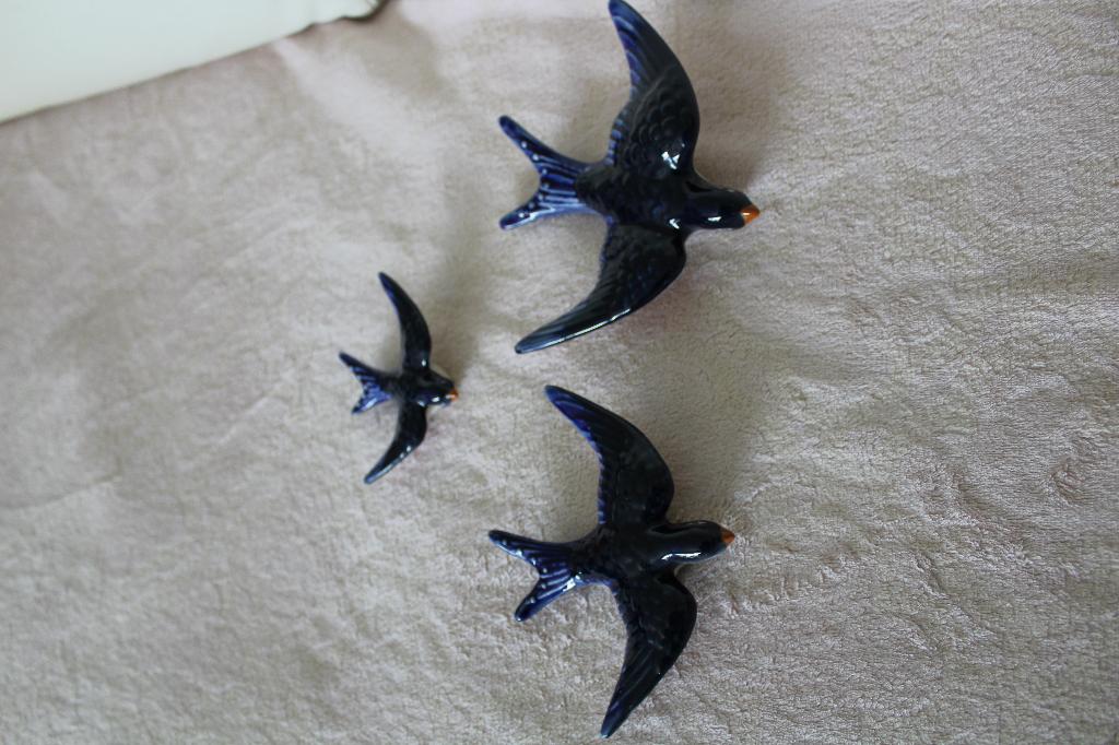 Vintage zwaluwtjes mint condition, Made in Japan., Verzamelen, Dierenverzamelingen, Ophalen of Verzenden, Zo goed als nieuw, Vogel
