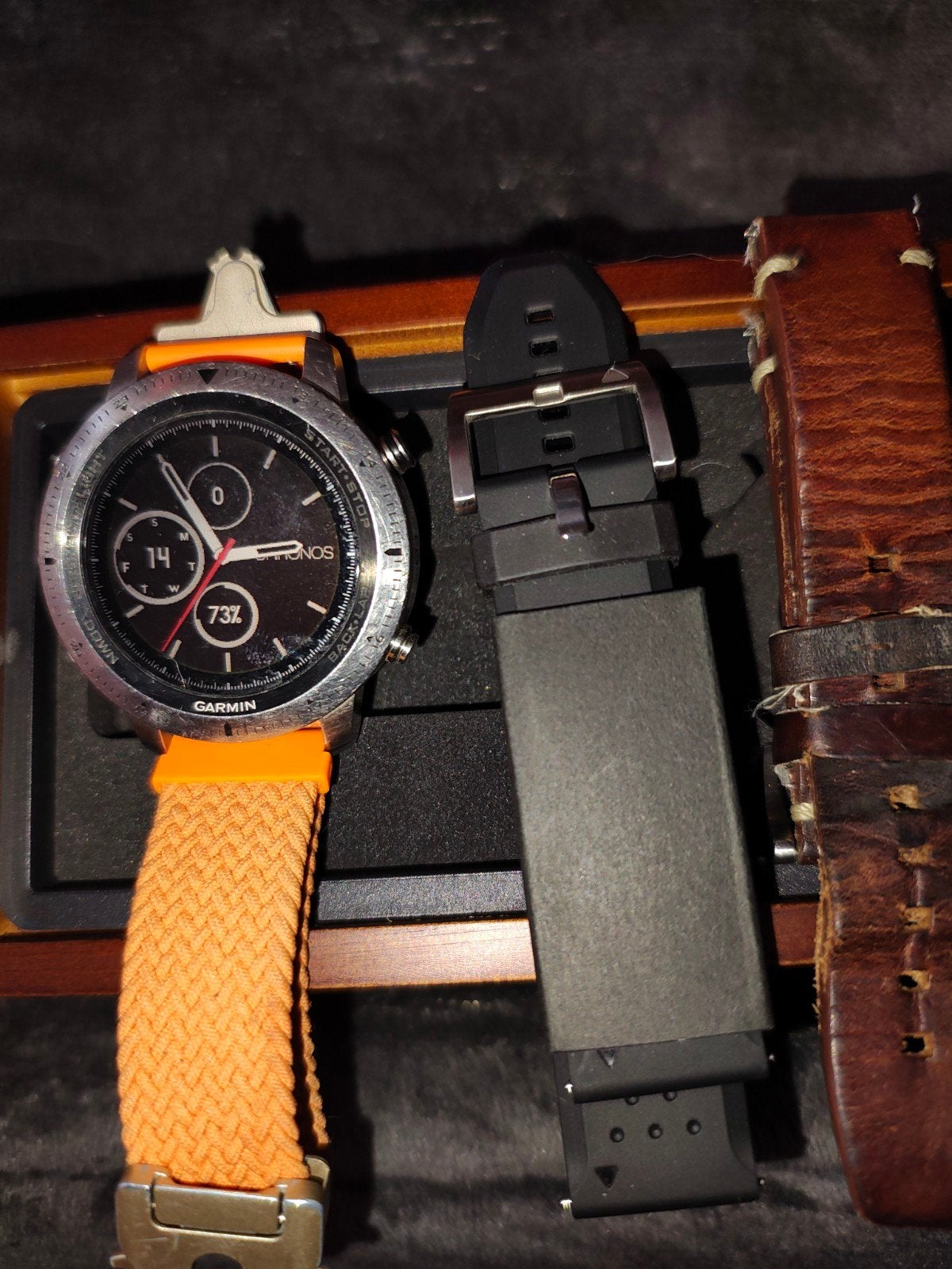 Montre Garmin Fenix Chronos, Montre-bracelet, Autres marques, Enlèvement ou Envoi, Utilisé