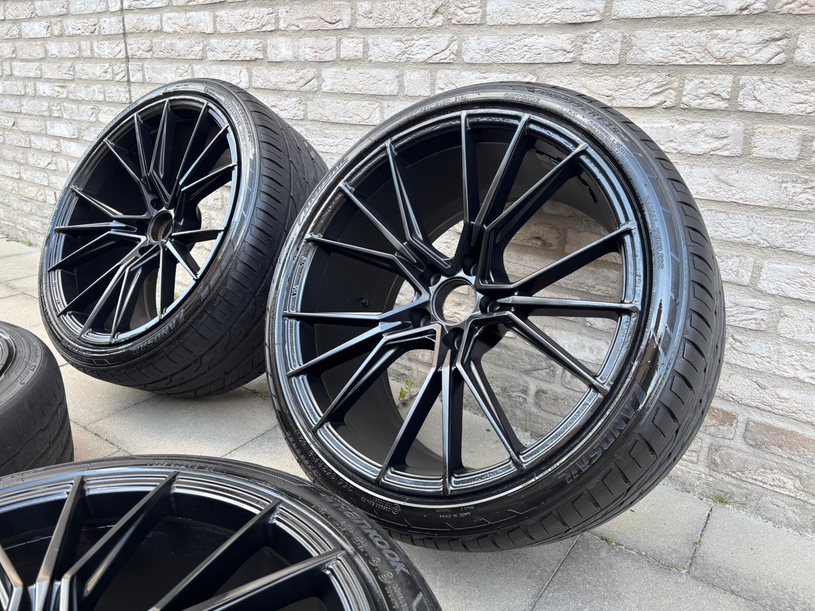 Forged yanar 19inch 5x112 velgen met banden, Ophalen, Band(en)