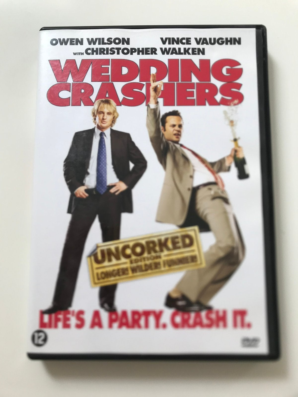 DVD Wedding Crashers, Ophalen of Verzenden, Zo goed als nieuw, Engels, Nederlands