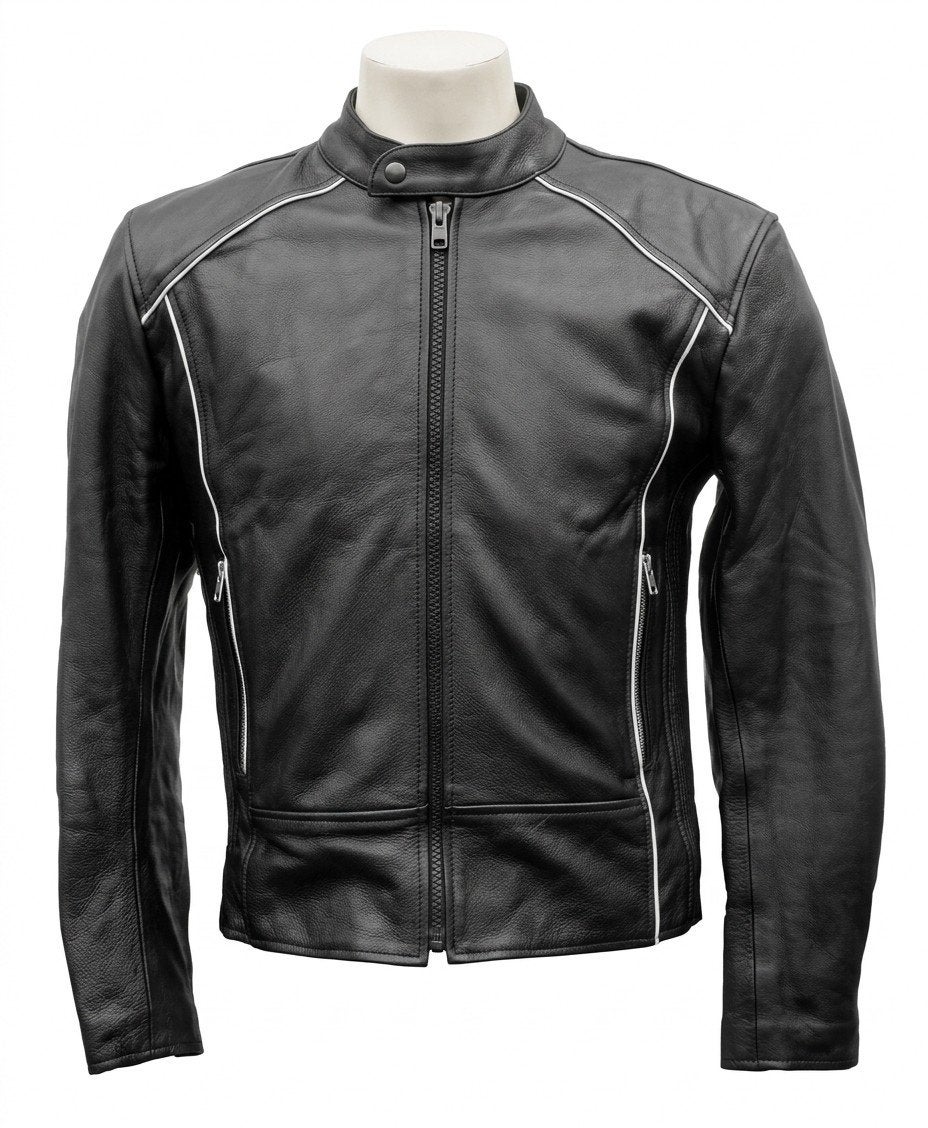 Veste de Moto en cuir CE protecteurs neuf, Envoi, Neuf, avec ticket, Manteau | cuir