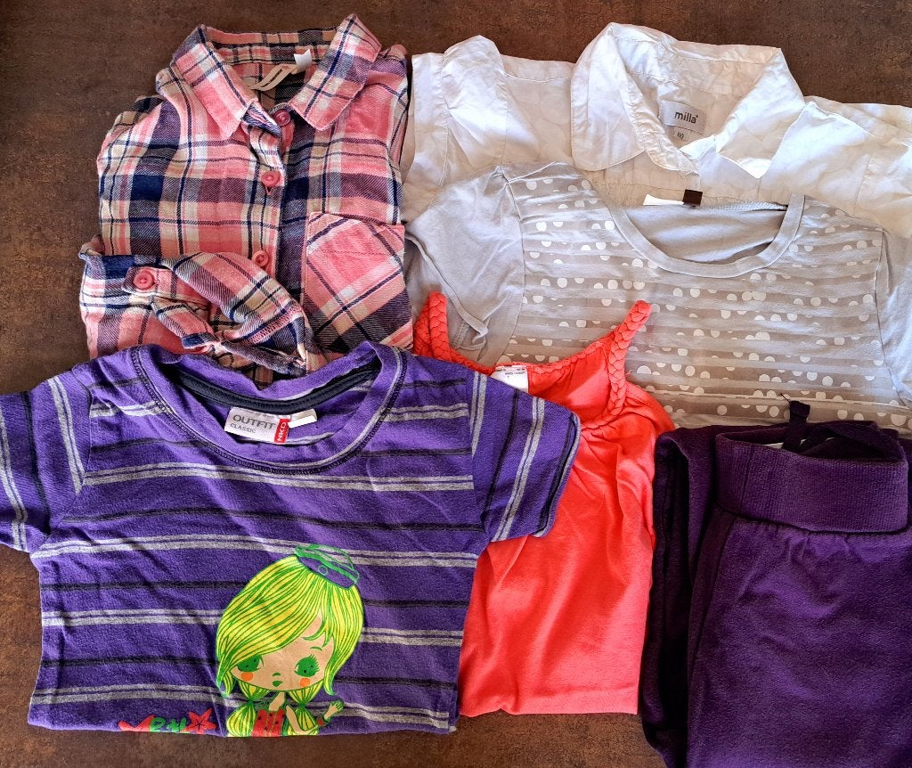 Kledij voor meisje maat 110, Enlèvement ou Envoi, Comme neuf, Fille, Chemise ou À manches longues