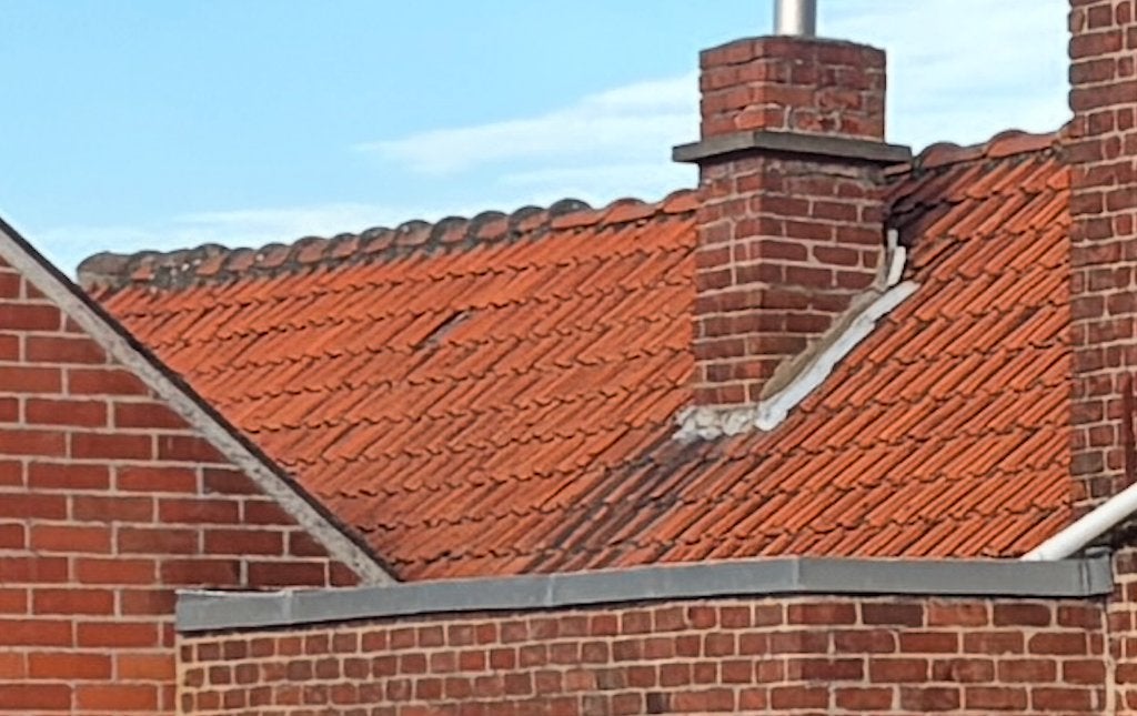 300 tuiles Pottelberg, Bricolage & Construction, Pierre ou Argile, 10 à 15 m², Enlèvement, Utilisé