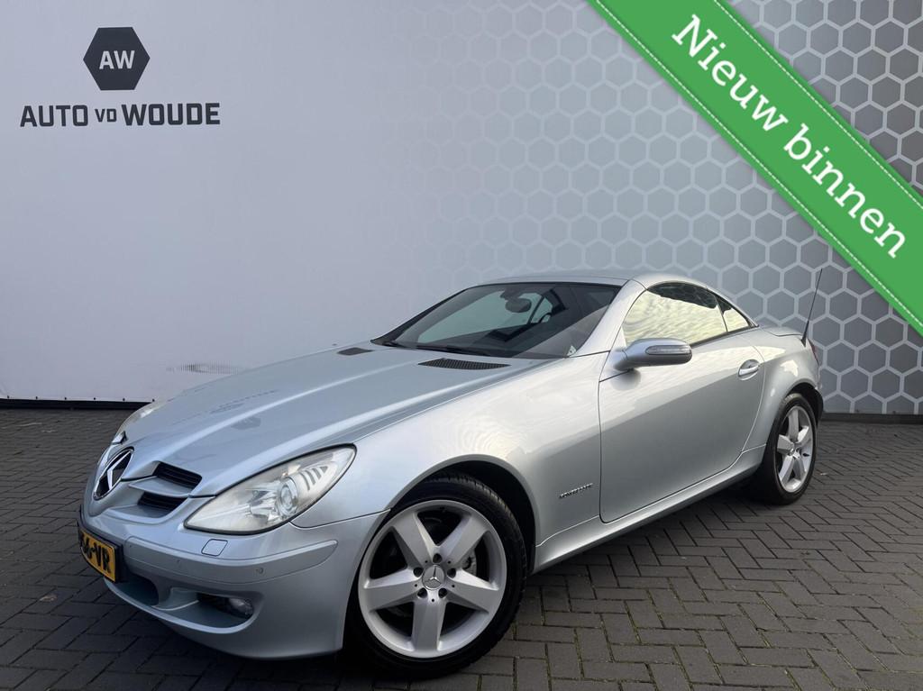 Mercedes SLK-klasse 200 Compressor Leer Cabrio Xenon, Autos, Cuir, Argent ou Gris, Achat, 1795 cm³