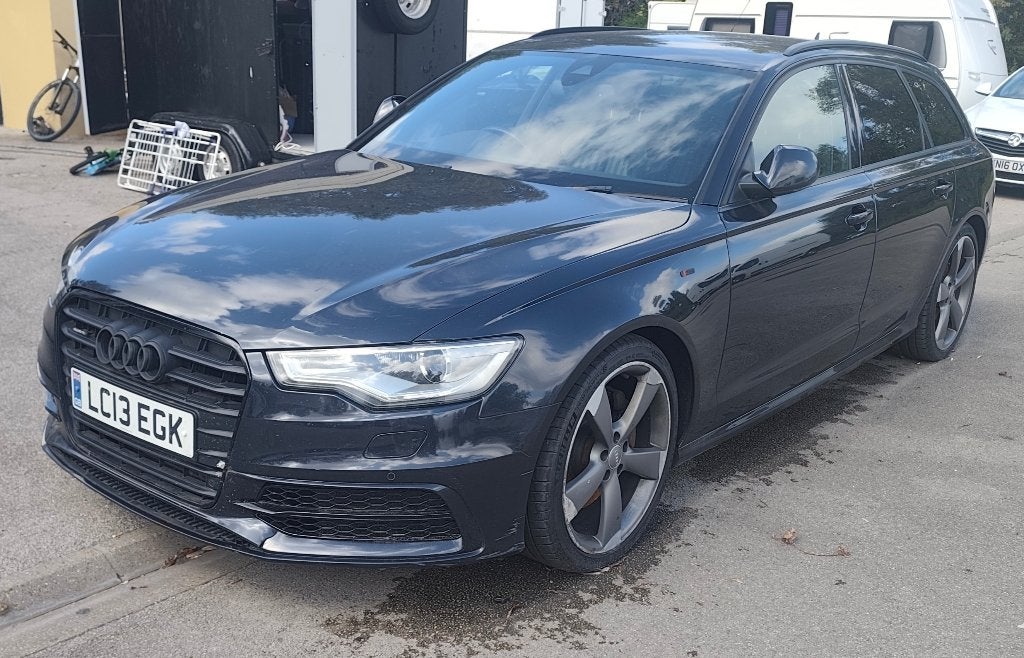 Audi A6, Automaat, Zwart, Blauw, Leder