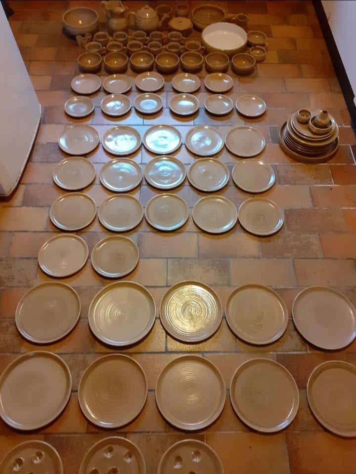 Belle vaisselle grès Blanmont Artisan Belge Abeceram Vintage, Huis en Inrichting, Keuken | Servies, Ophalen, Gebruikt, Keramiek