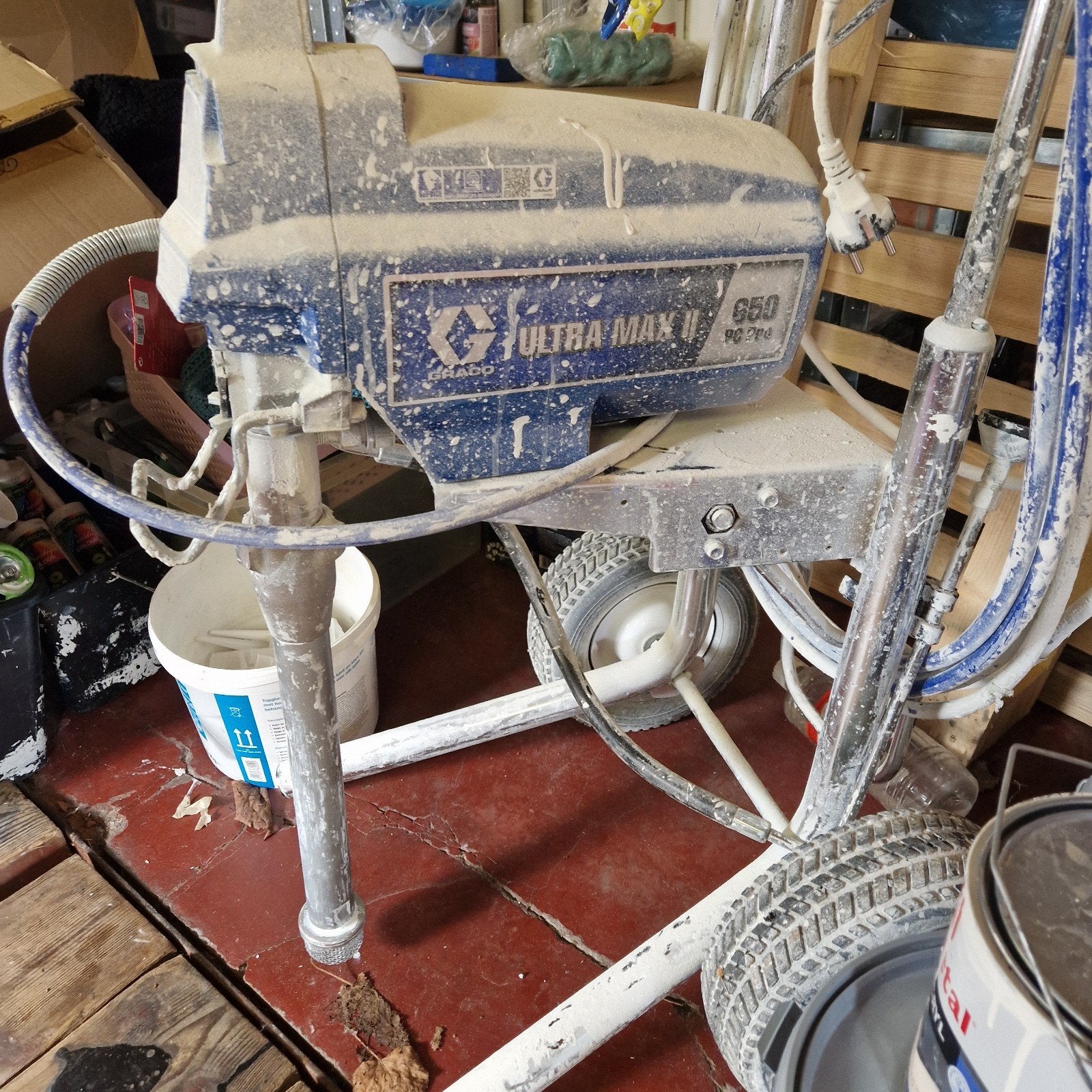 graco airlesstoestel, Ophalen