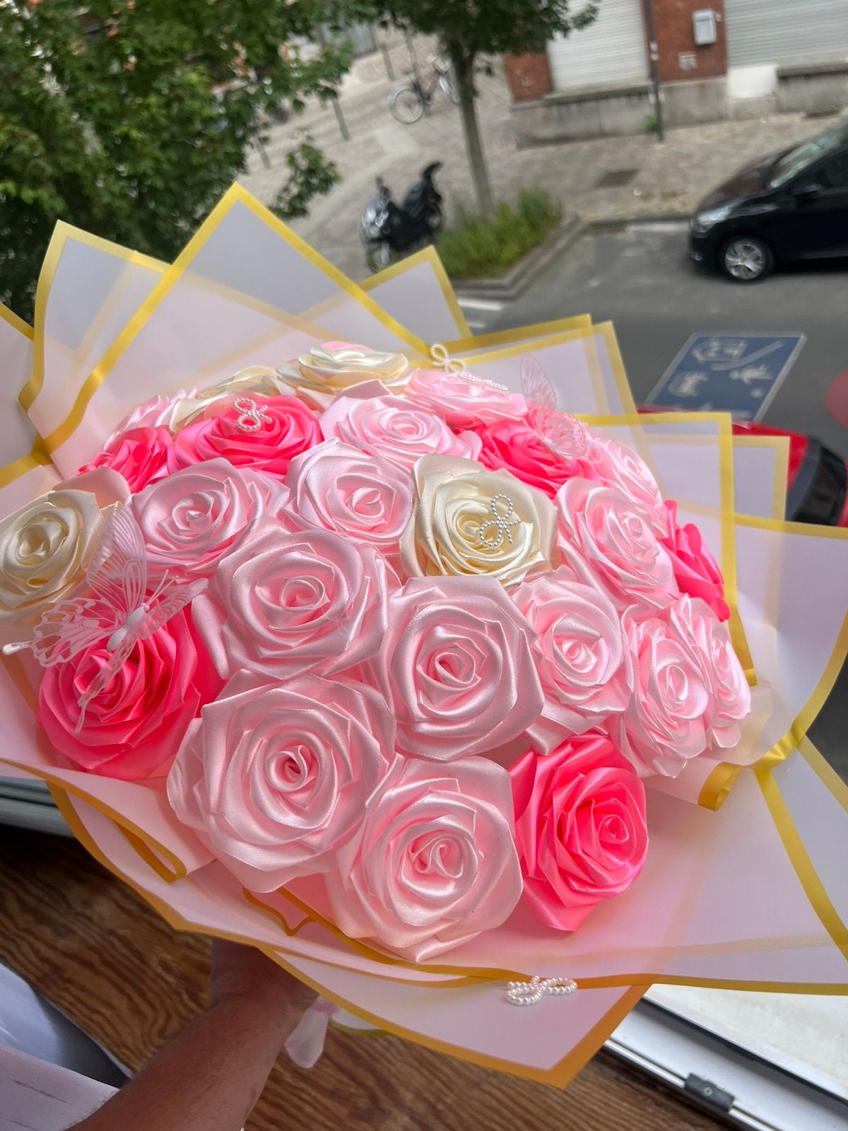 Fleurs éternelles  Fleurs faites à la main, Maison & Meubles, Accessoires pour la Maison | Couronnes, Enlèvement ou Envoi, Comme neuf