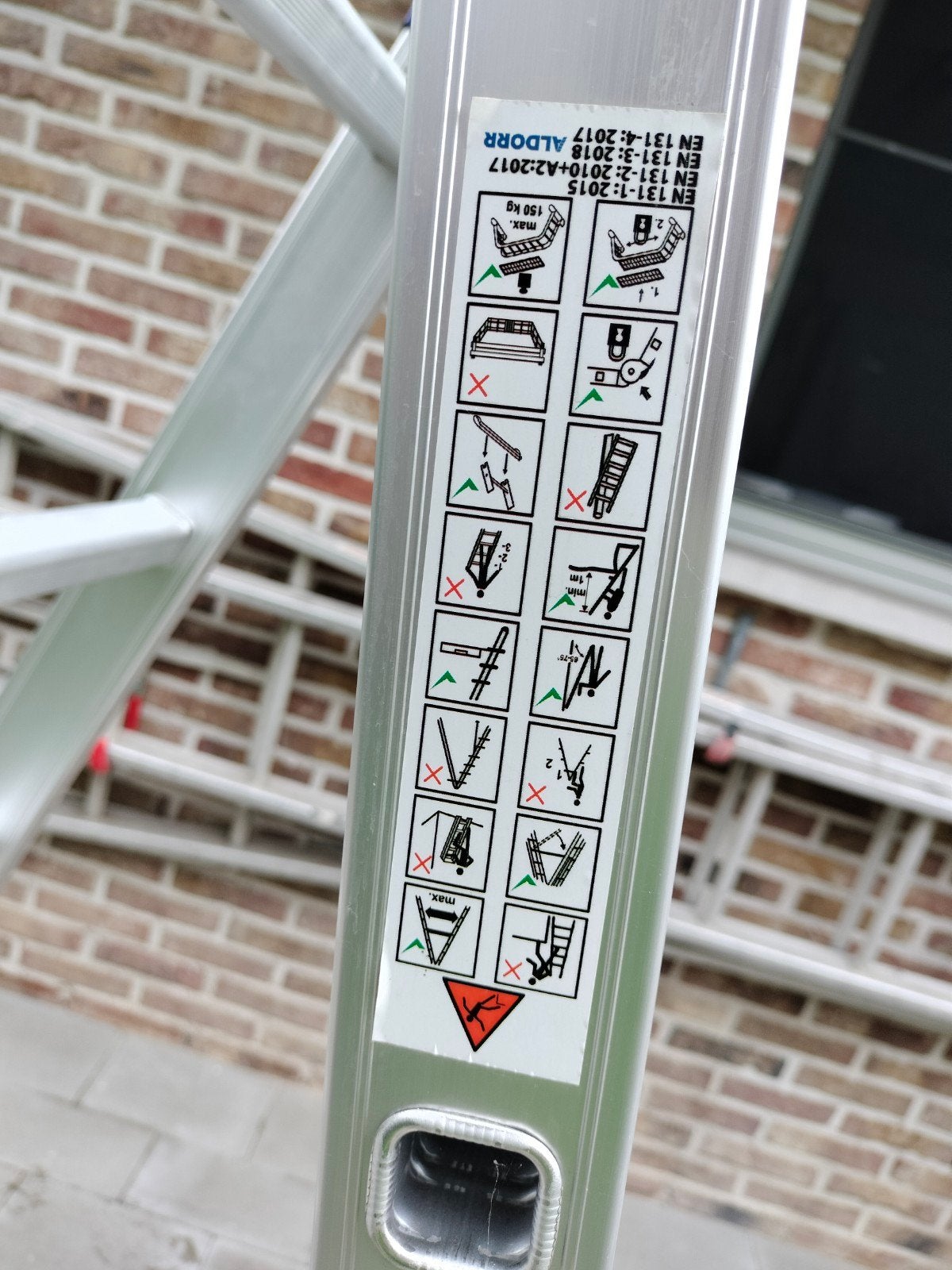 ladder kan ook gebruikt worden voor stelling, Doe-het-zelf en Bouw, Ophalen, Nieuw, Ladder, Opvouwbaar of Inschuifbaar