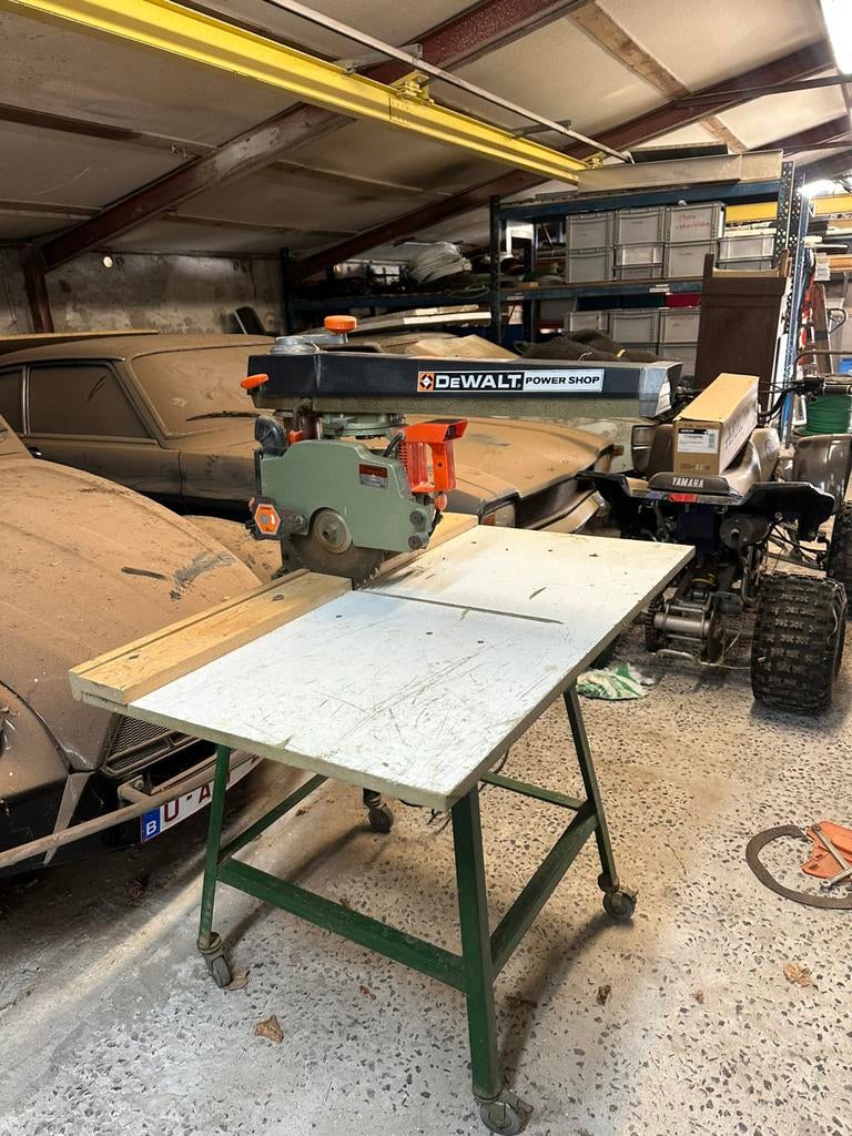 Dewalt radiaalzaag, Enlèvement, Comme neuf, Scie à onglet