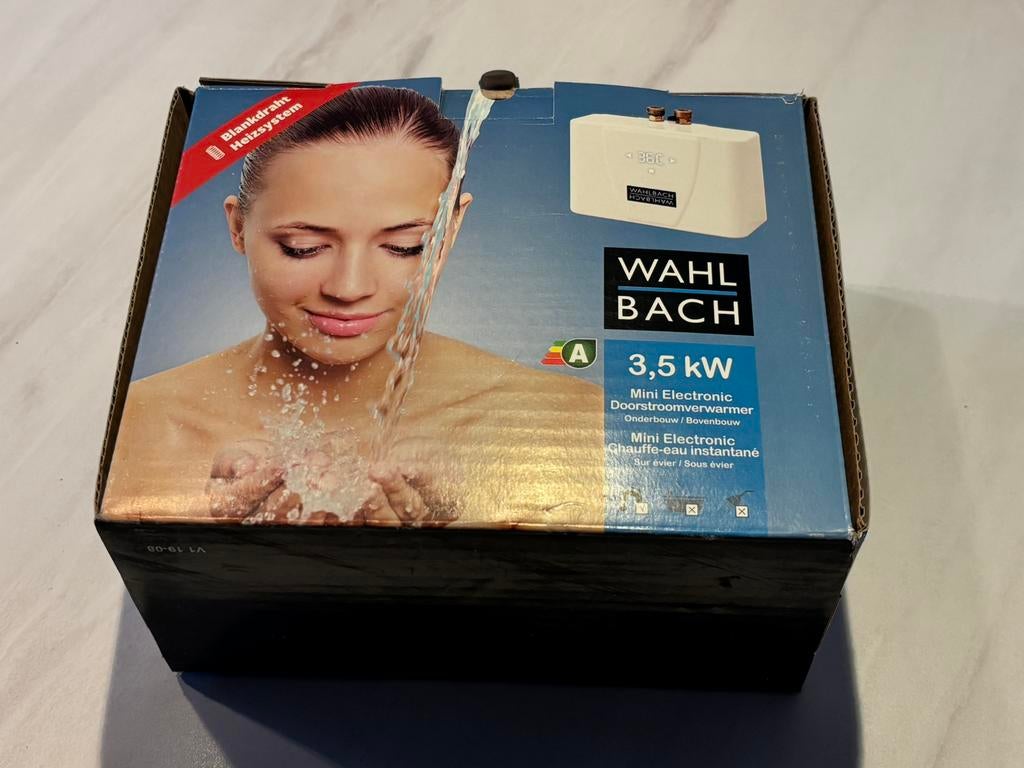 Mini elektrische doorstroomverwarmer, Doe-het-zelf en Bouw, Chauffageketels en Boilers, Ophalen, Nieuw, Geiser