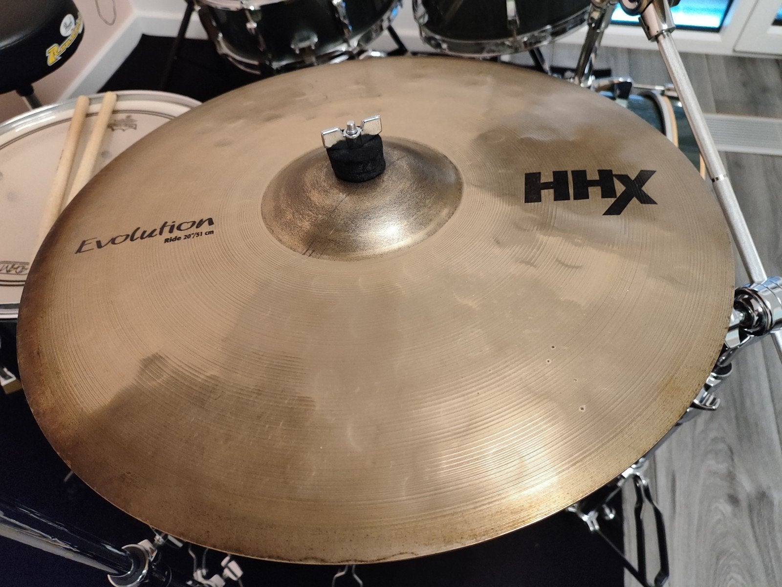Sabian HHX Evolution 20" ride, Muziek en Instrumenten, Drumstellen en Slagwerk, Ophalen, Gebruikt