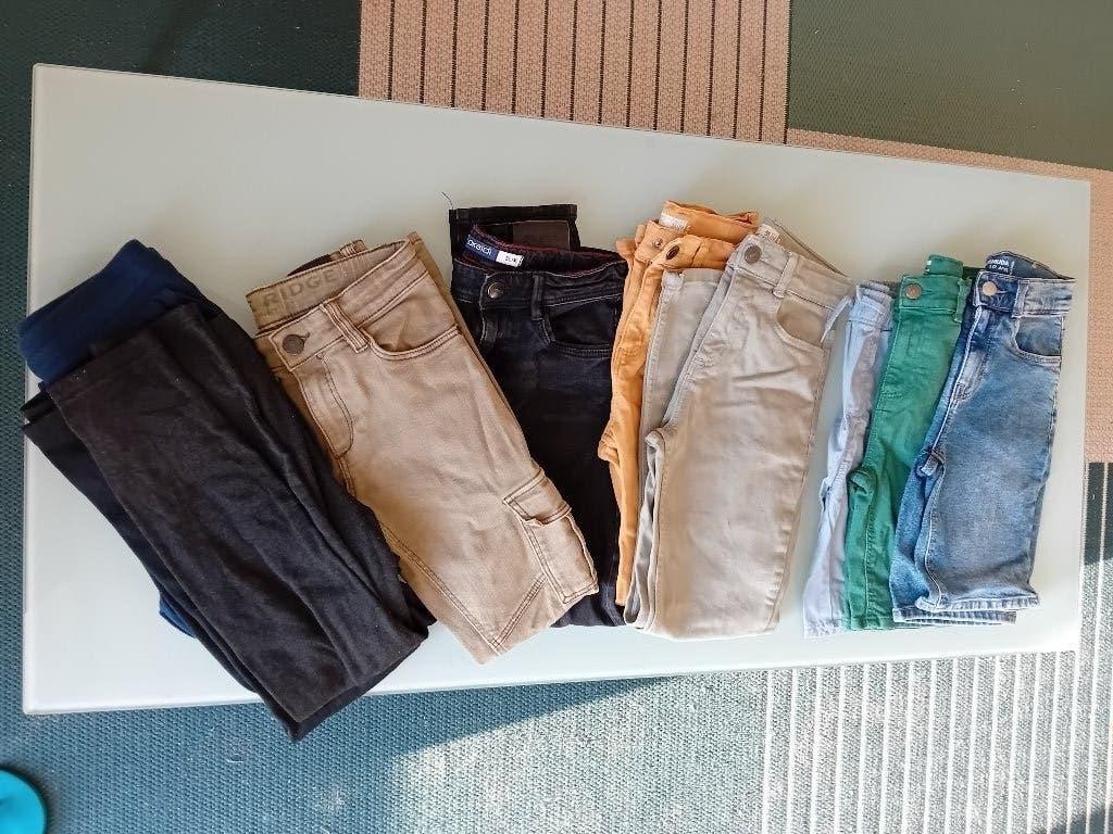 Lot pantalons + bermudas 10 ans garçon, Pantalon, Garçon, Enlèvement, Utilisé