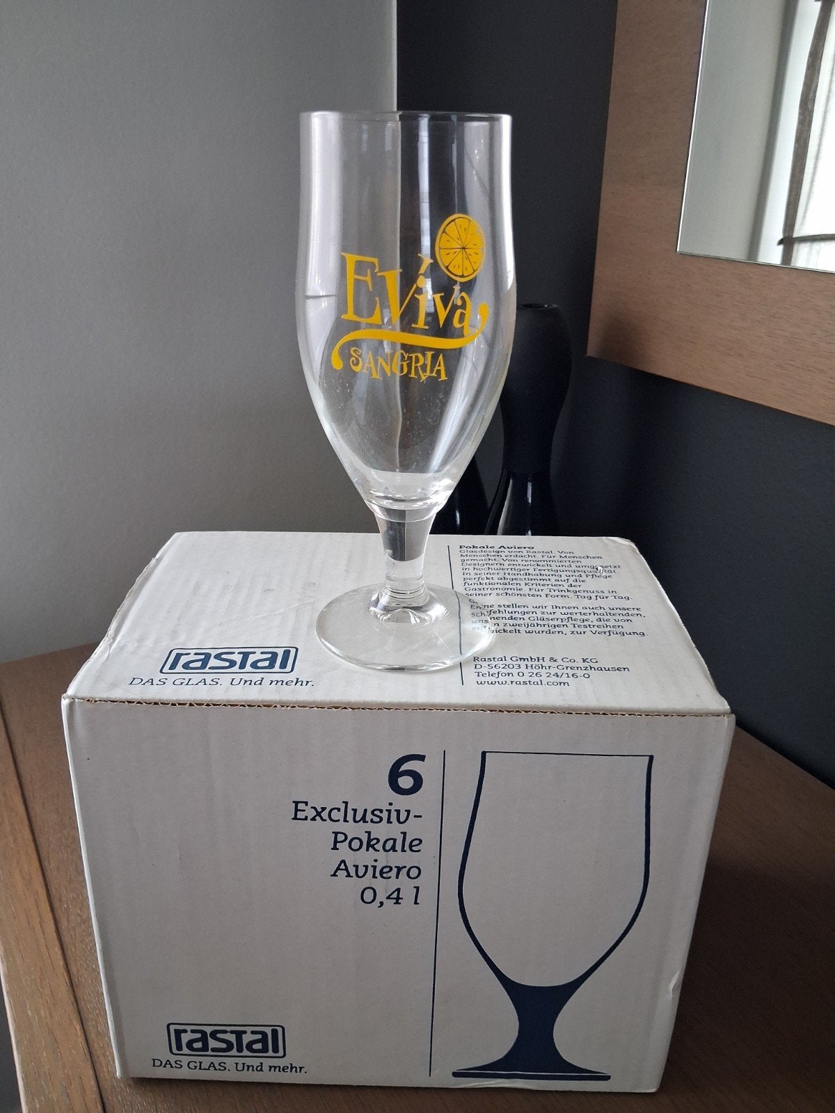 Te koop 2 dozen sangria glazen ., Verzamelen, Ophalen, Nieuw