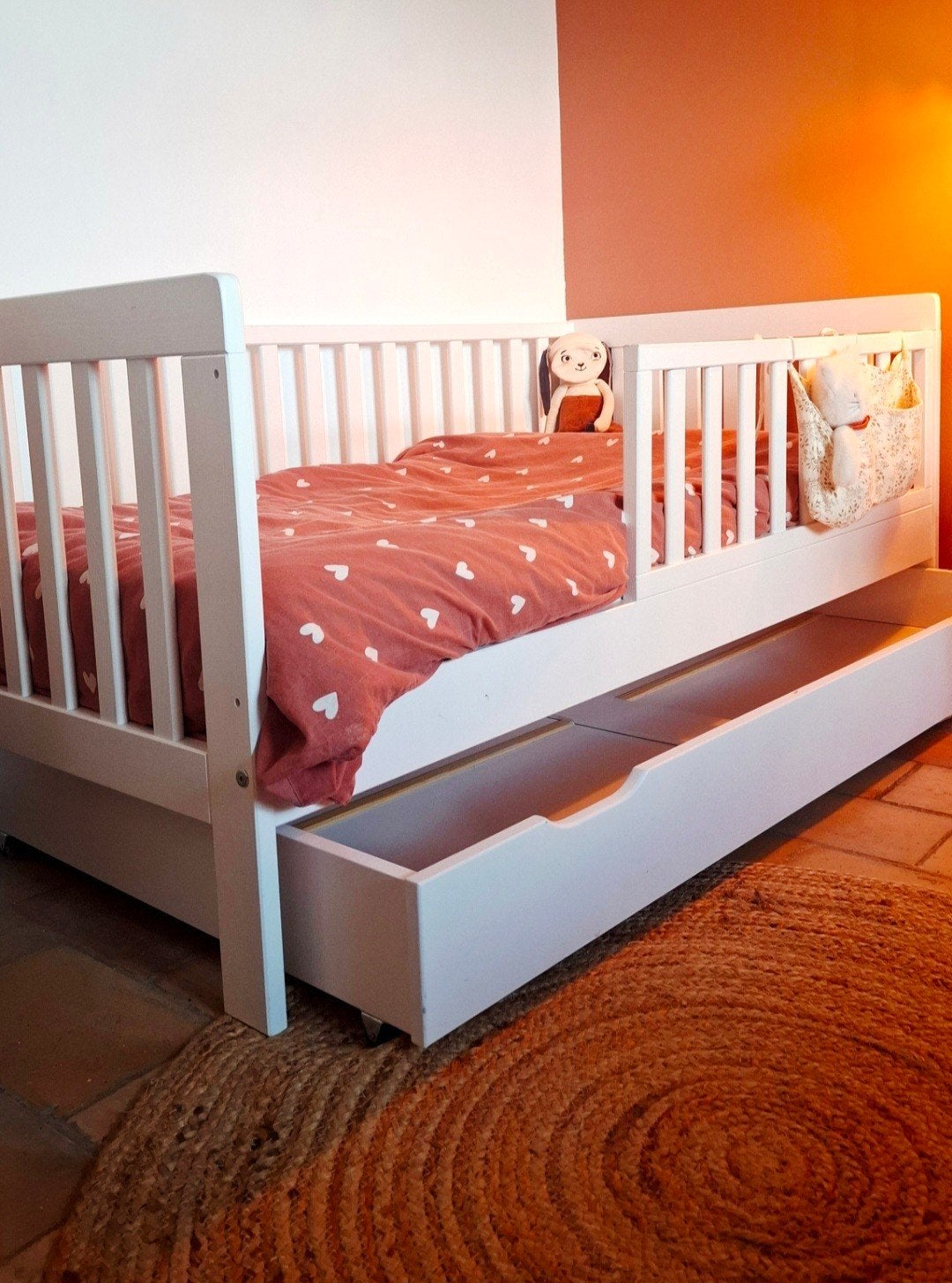 Lit montessori enfant très bon état - blanc petite amélie, Ophalen, Gebruikt, Jongetje of Meisje