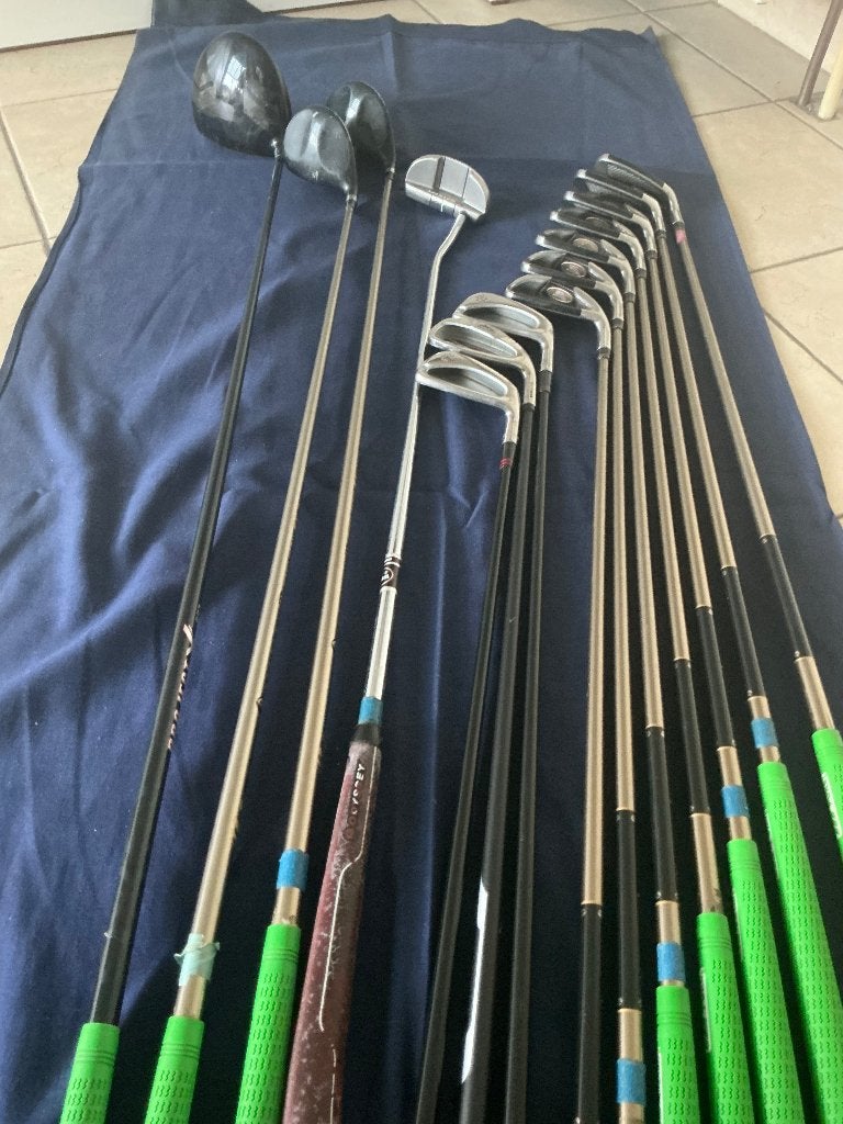 Golfclubs en golftas, Sport en Fitness, Golf, Ophalen, Gebruikt, Overige typen, Overige merken