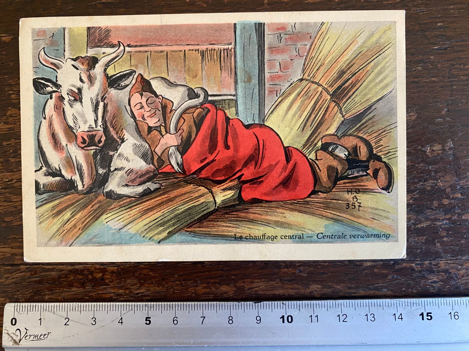 ABBL - Carte postale mobilisation 1939-1940, Enlèvement ou Envoi, Armée de terre, Objet d'art