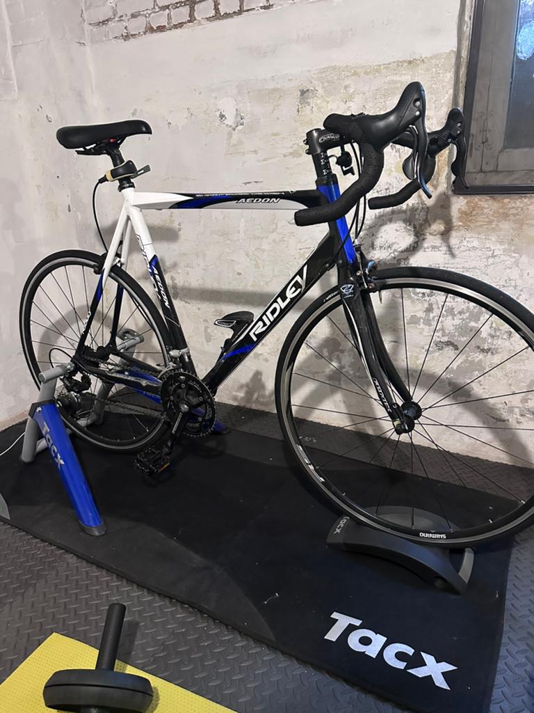 Ridley koersfiets maat 56 + tacx rollen, Ophalen, Gebruikt