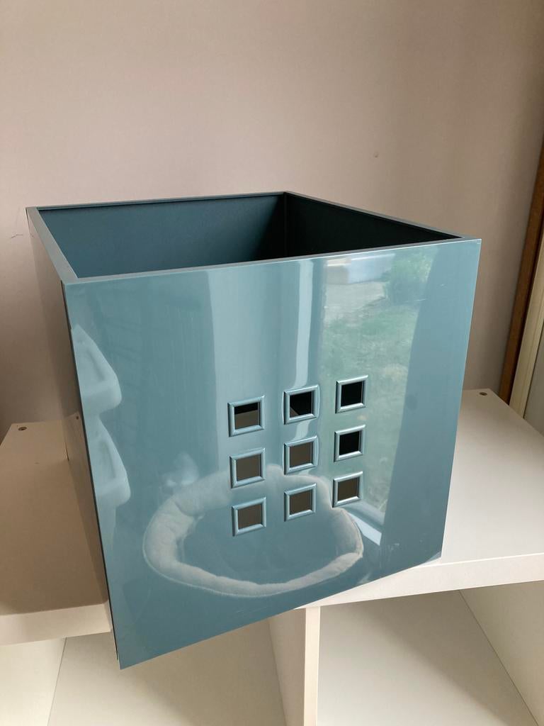 Ikea Lexmann opbergbak voor Kallax kast - groen - 4 beschikb, Ophalen, Zo goed als nieuw