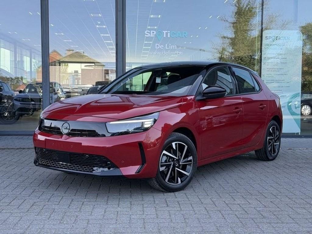 Opel Corsa GS 1.2T Automaat 100pk *CarPlay*Camera*Winter Pa, Auto's, Opel, Zwart, 100 pk, Bedrijf, 5 zetels