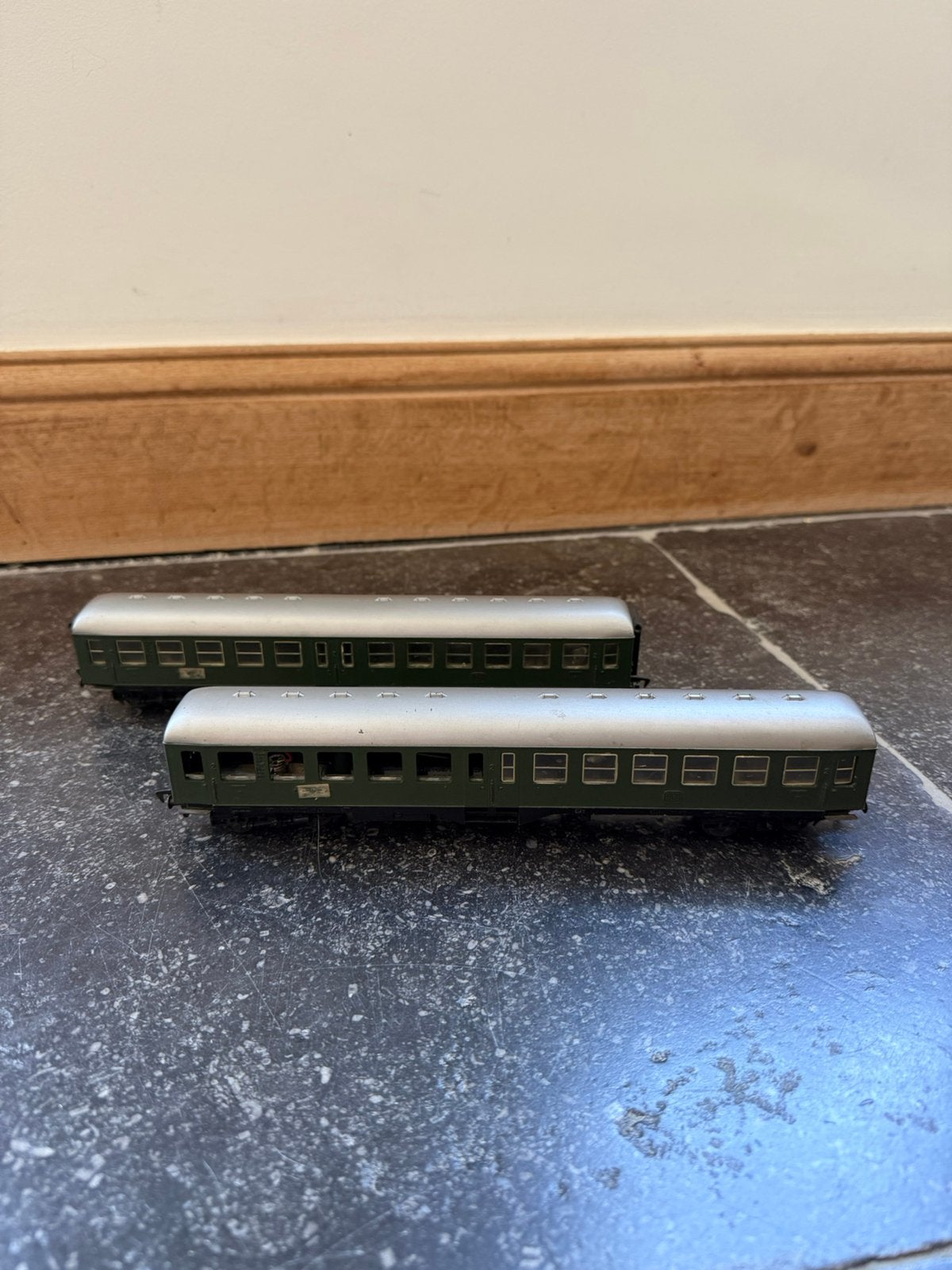 H0 Set van 2 wagons Fleischmann, Hobby & Loisirs créatifs, Trains miniatures | Échelles Autre, Analogique, Enlèvement ou Envoi