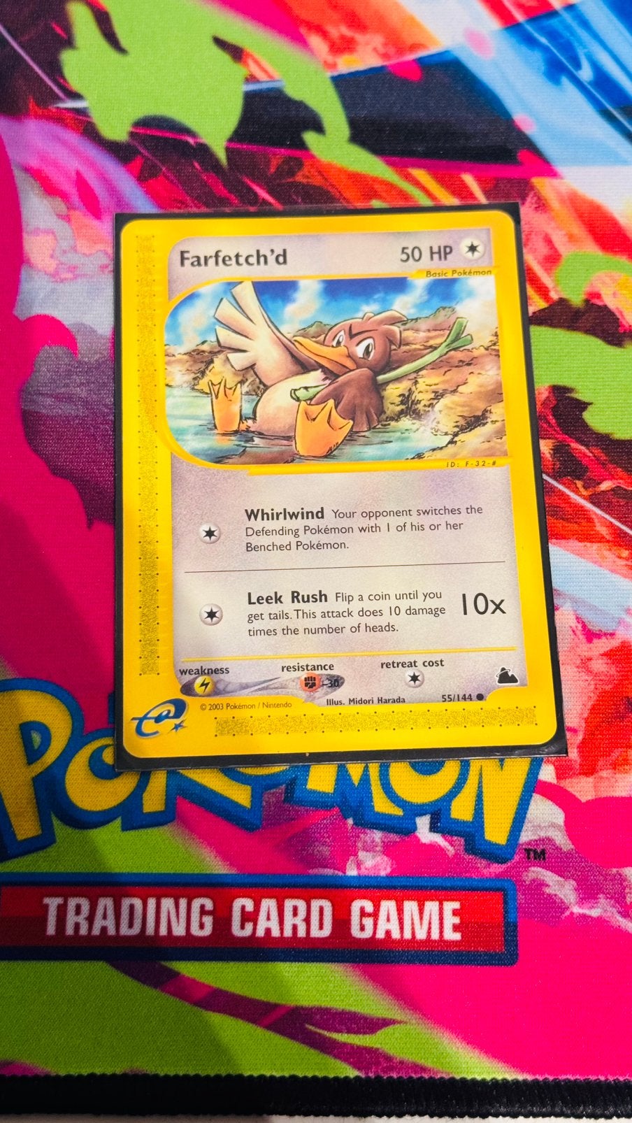 Farfetchd pokemon kaart, Ophalen of Verzenden, Zo goed als nieuw