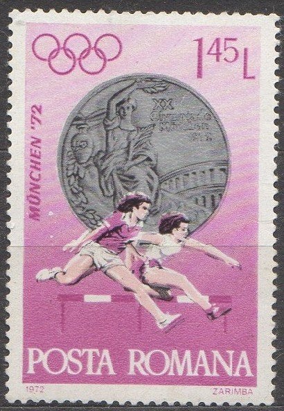 Roemenië -O.S. Munchen 1972 - horden, Timbres & Monnaies, Timbres | Europe | Autre, Enlèvement ou Envoi, Non oblitéré