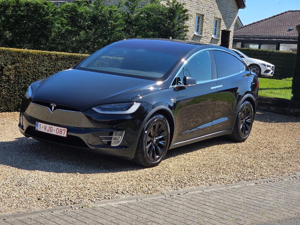 Tesla 100d long range 7zit carbon edition. Btw incl, Auto's, Tesla, Automaat, Model X, Leder, SUV of Terreinwagen