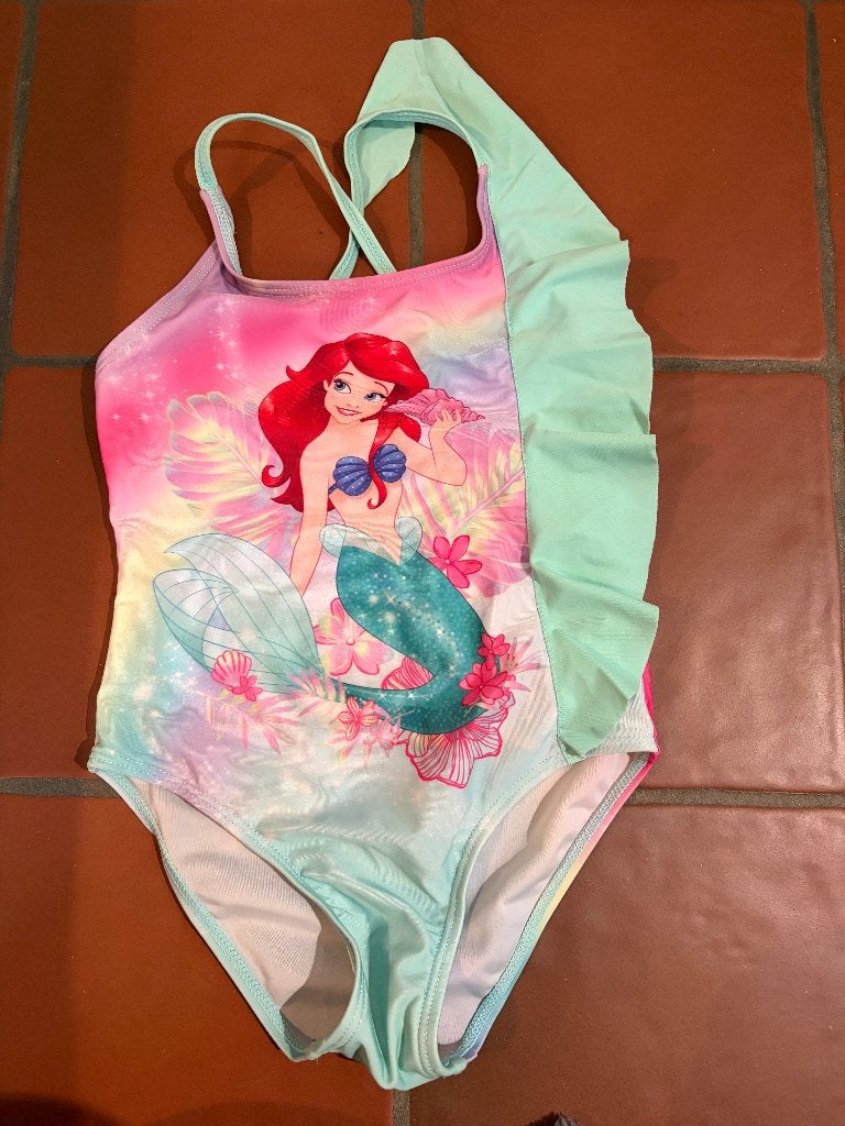 badpak Ariel - de kleine zeemeermin (Disney), Ophalen, Zo goed als nieuw, Maat 104