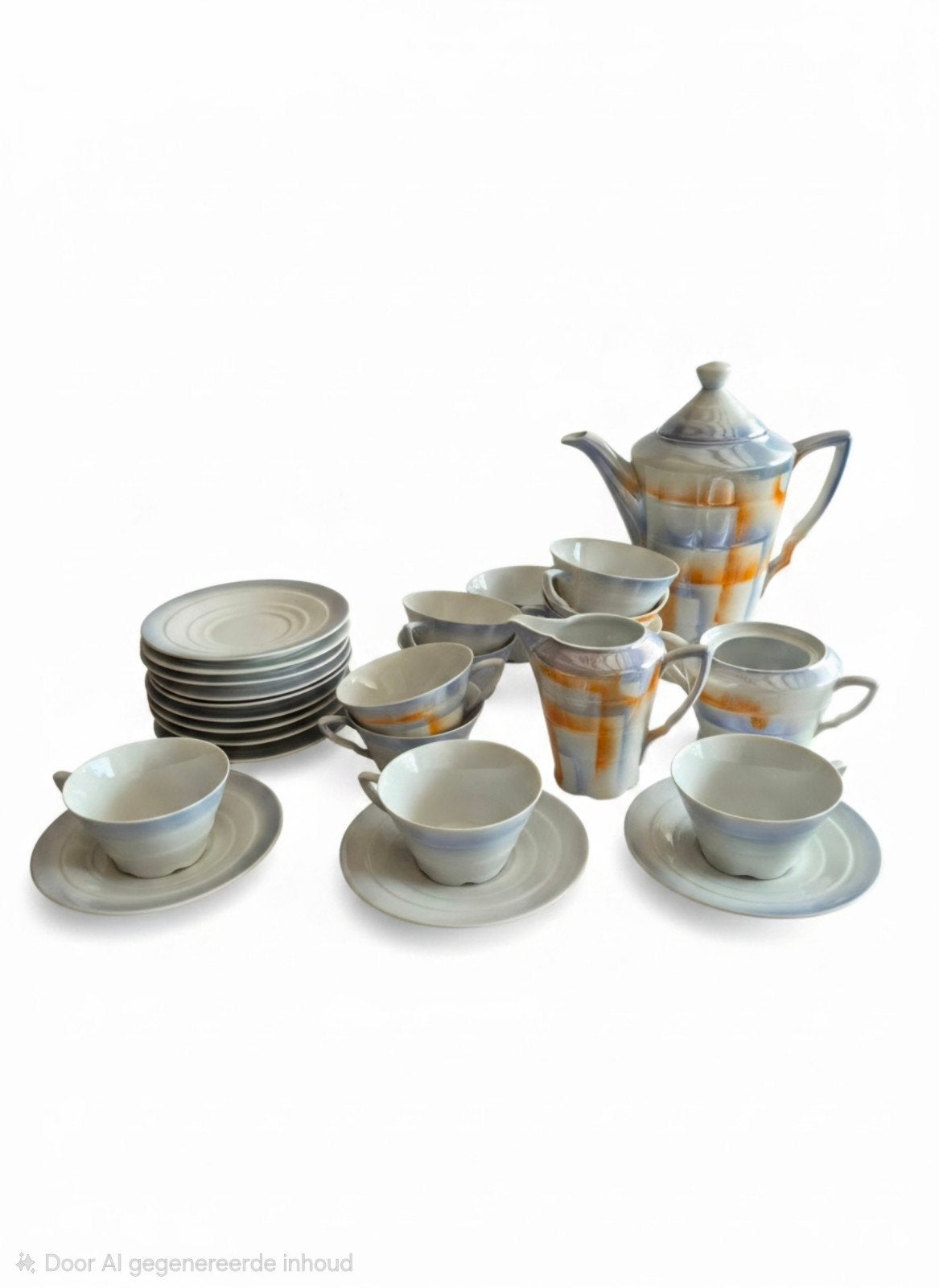 café et thé en porcelaine vintage de style Art Déco ou Bauh, Enlèvement