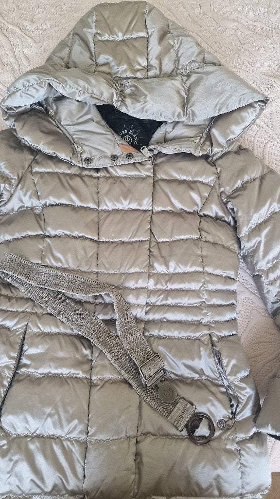 Poivre Blanc donzen jas  met riem en capuchon, Kleding | Dames, Ophalen, Overige typen, Poivre blanc, Zo goed als nieuw