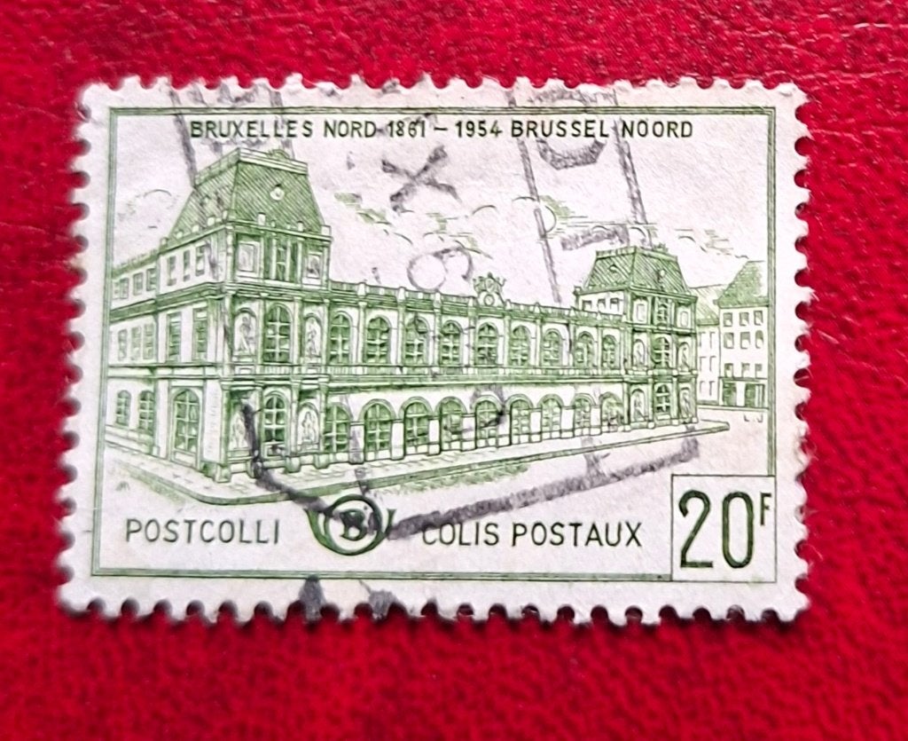 Timbre Belgium OBP TR 366, Timbres & Monnaies, Enlèvement ou Envoi, Trains, Autre, Affranchi