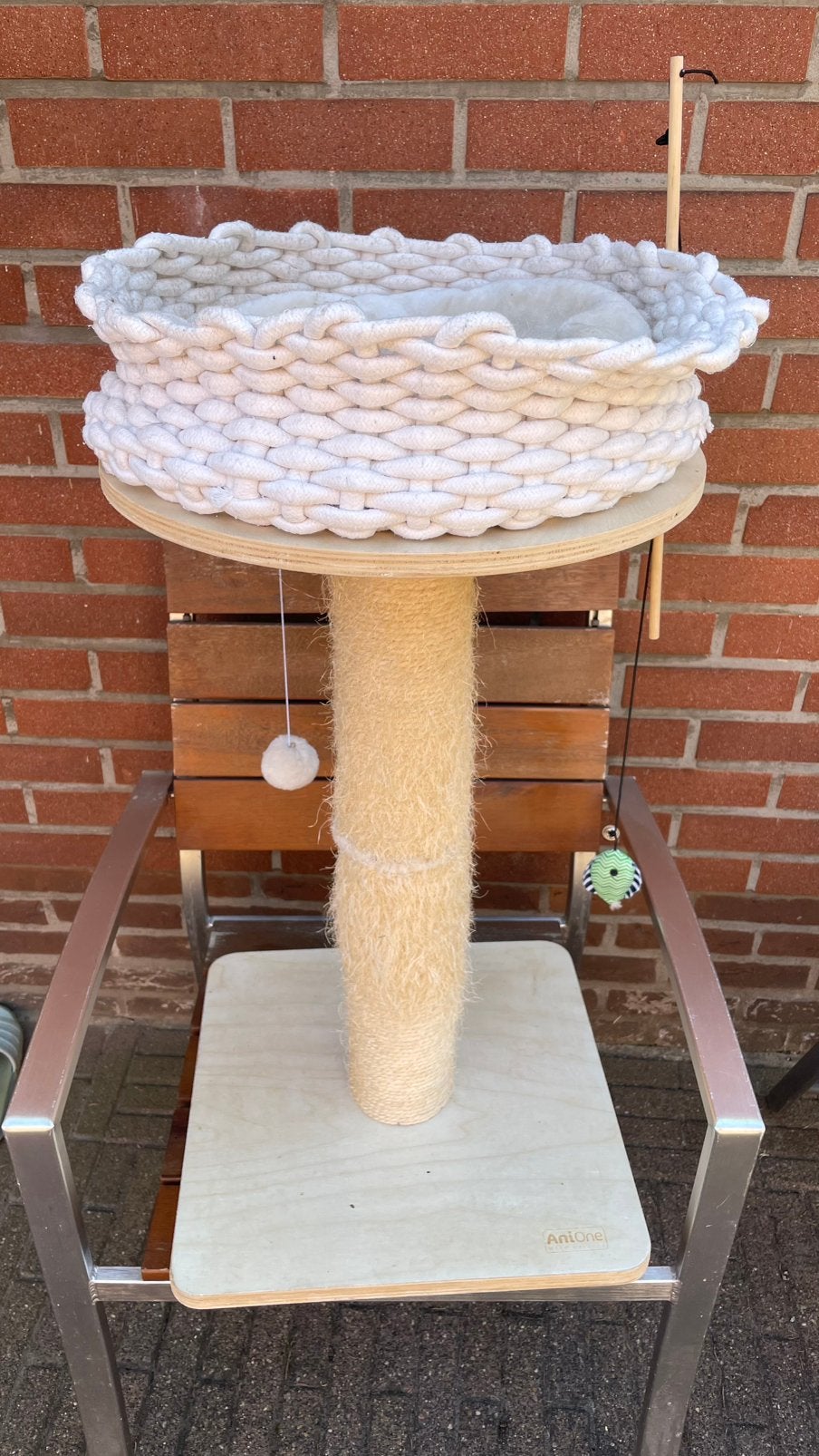 Kattenpaal met kattenkooi 25€, Ophalen, Zo goed als nieuw