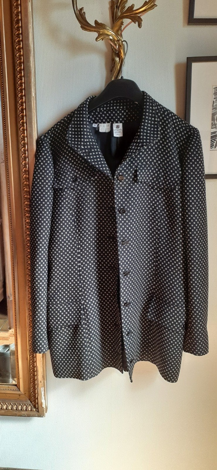 Damesblazer Ungaro, Kleding | Dames, Jasjes, Kostuums en Pakken, Ophalen, Maat 42/44 (L), Zwart