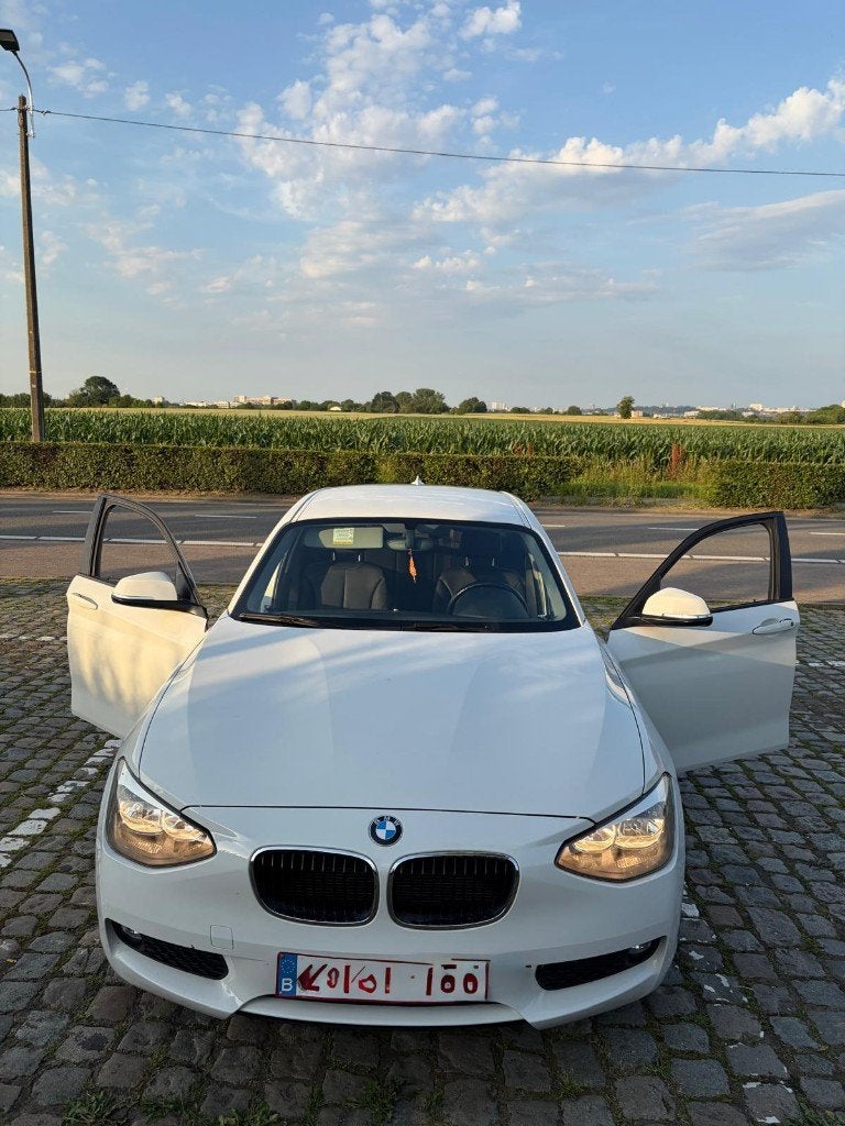Bmw 116i, Auto's, 1 Reeks, Wit, Leder, 5 deurs