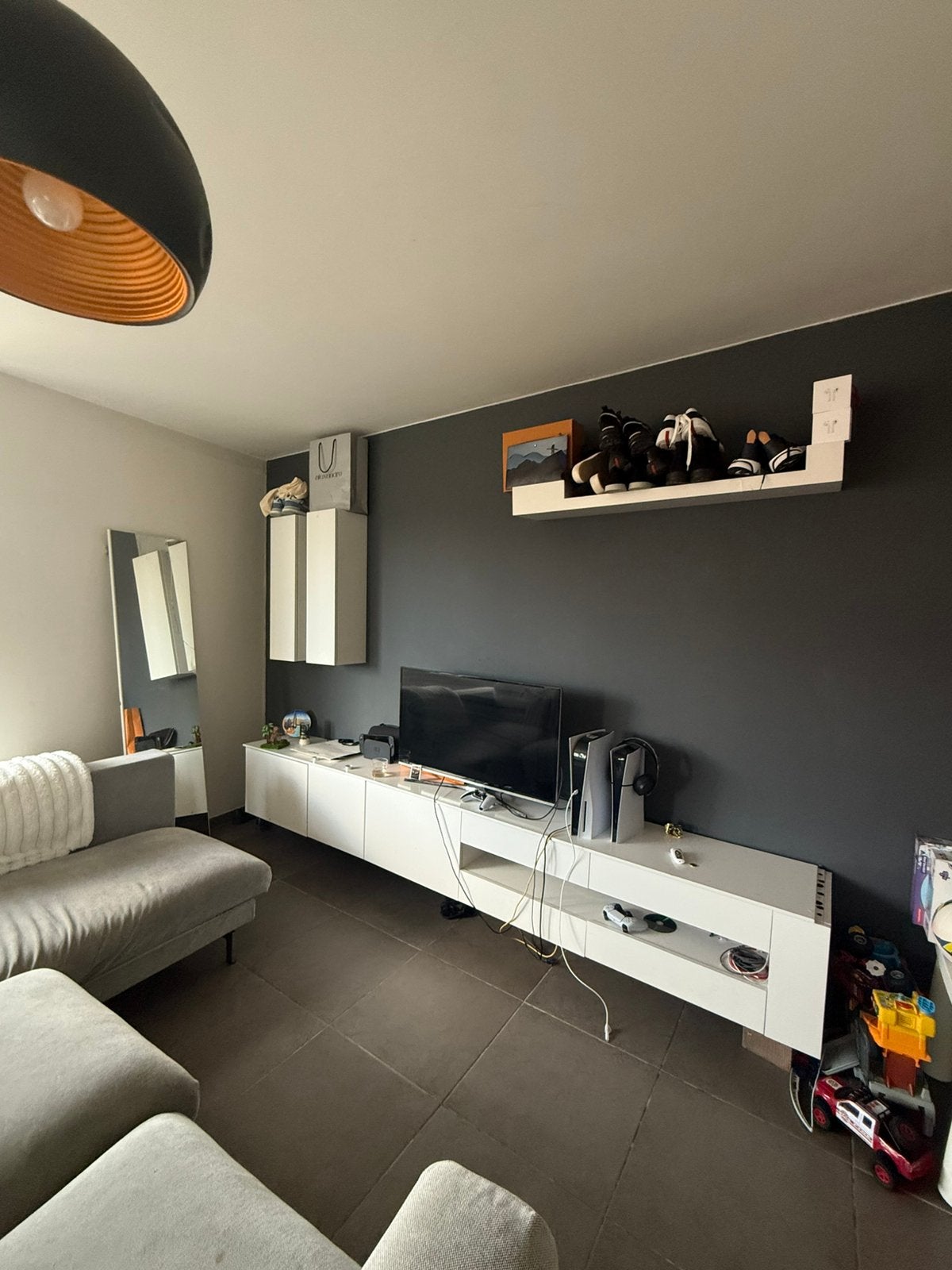 Tv kast wand meubel zetel eet tafel 5 stoelen, Ophalen