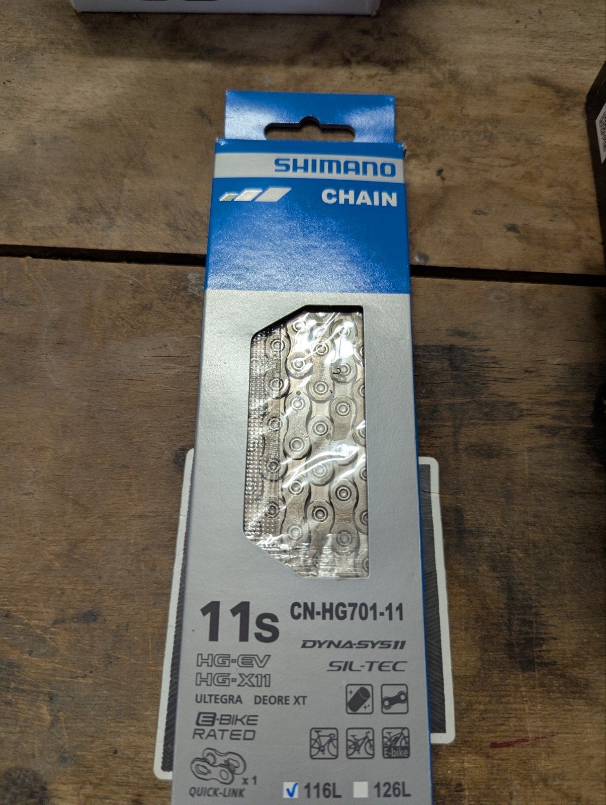 Fietsketting Shimano 11speedHG-701, Ophalen