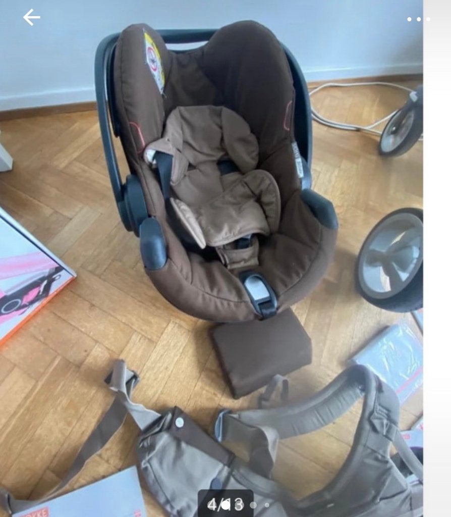 Maxi Cosy Stokke, Enfants & Bébés, Autres marques, Ceinture de sécurité, 0 à 18 kg, Comme neuf