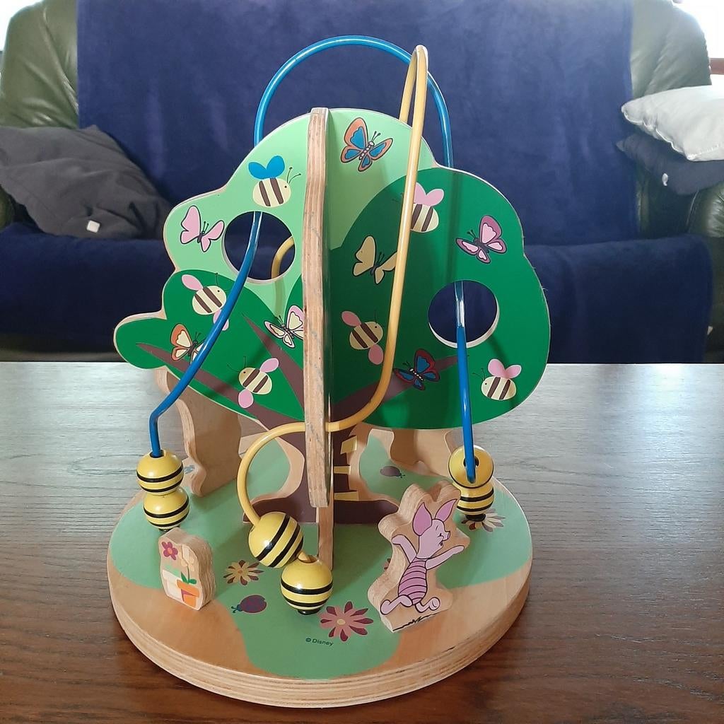 Degelijk speelgoed in hout met zuignappen Disney., Kinderen en Baby's, Ophalen