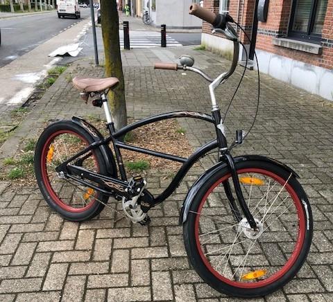 cruiser ELECTRA met 3 naafversnellingen,nagezien-alles werkt, Vélos & Vélomoteurs, 51 à 55 cm, Cruiser, Frein à rétropédalage