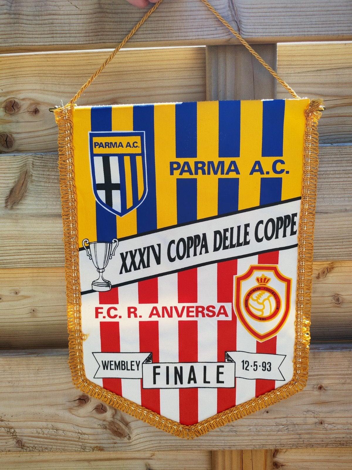 1993 Antwerp RAFC Parma finale Europa cup, Ophalen of Verzenden