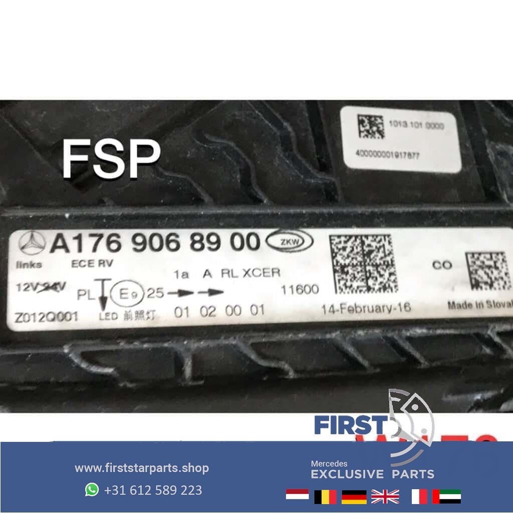 W176 FACELIFT LED Koplamp LINKS High Performance Mercedes A, Utilisé, -, -, Enlèvement ou Envoi