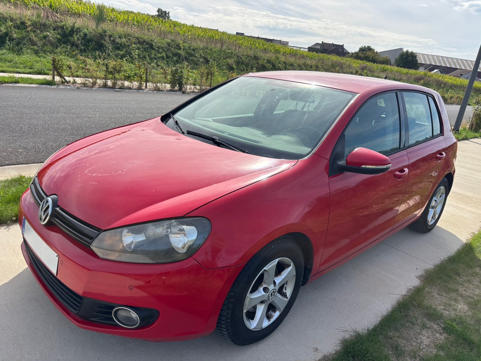 Volkswagen golf 6 1.6 CR TDi Trendline 215000KM 2011, Rouge, Achat, Entreprise, Boîte manuelle